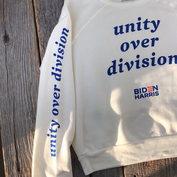 Biden Harris Believe in Better Pullover Sweatshirt Size Large - Picture 4 of 8